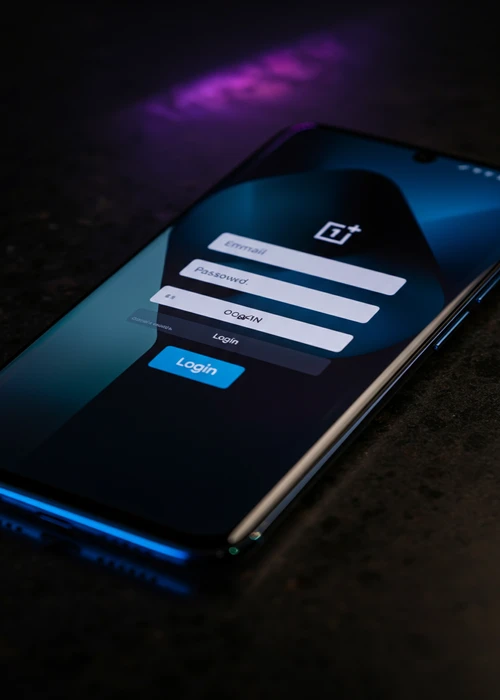 Vincispin Casino login interface showing email and password fields, symbolising quick and secure access to your player account.